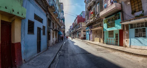 Havana Kuba Mai 2019 Panorama Strassenansicht Der Alten Havana Stadt — Stockfoto