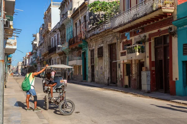 Havana Kuba Mai 2019 Straßenansicht Der Alten Havana Stadt Hauptstadt — Stockfoto