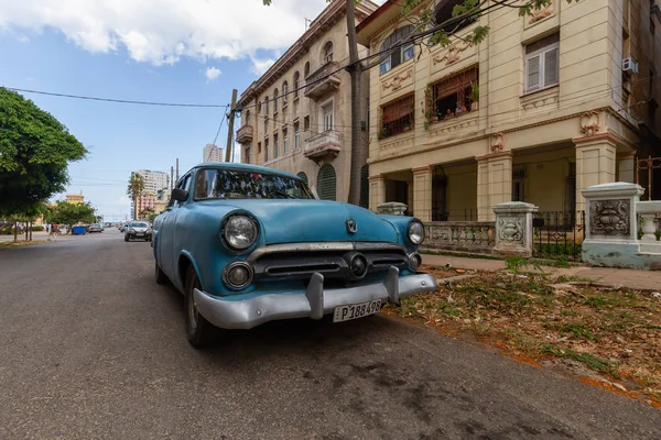 Гавана Куба Мая 2019 Года Классический Старый Автомобиль Улицах Старого — стоковое фото