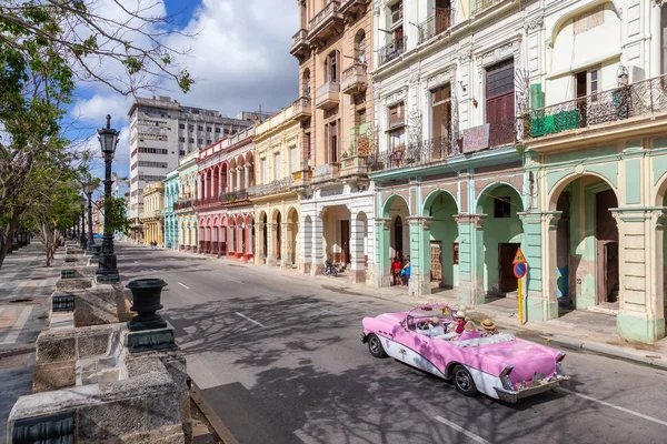 Havanna Kuba Maj 2019 Klassisk Gammal Taxi Bil Gatorna Den — Stockfoto