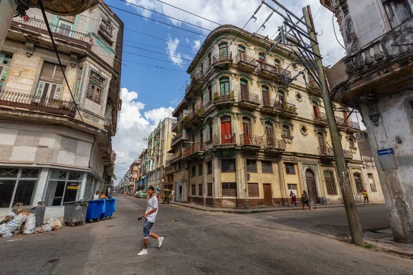 Havana Cuba Maio 2019 Vista Rua Cidade Velha Havana Capital — Fotografia de Stock