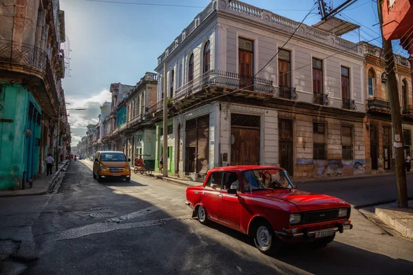 Havana Cuba May 2019 Old Car Streets Old Havana City — Stock Photo, Image