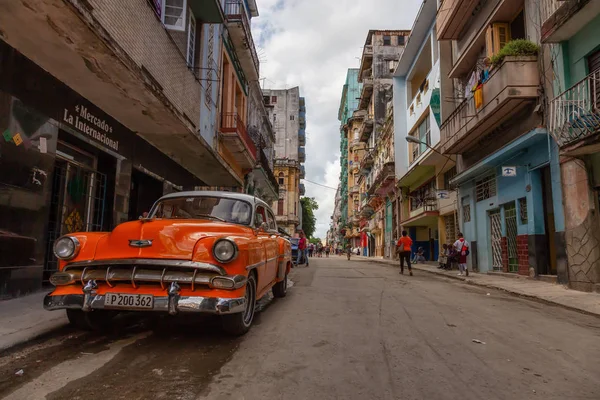 Habana Cuba Mayo 2019 Coche Viejo Clásico Las Calles Ciudad —  Fotos de Stock