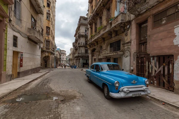 Havana Cuba May 2019 Classic Old Car Streets Beautiful Old — Stock Photo, Image