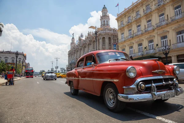 Avana Cuba Maggio 2019 Classic Old American Car Strade Della — Foto Stock