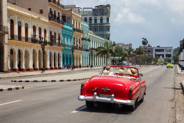 Habana Cuba Mayo 2019 Classic Old American Car Las Calles —  Fotos de Stock