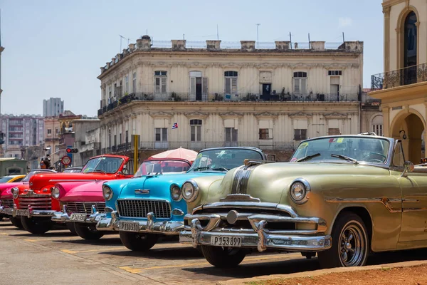 Avana Cuba Maggio 2019 Classic Old American Car Strade Della — Foto Stock