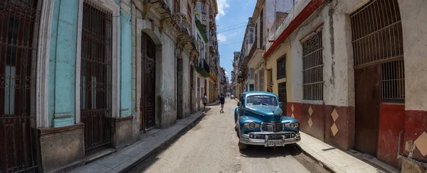 Havana Cuba May 2019 Classic Old American Car Streets Old — Stock Photo, Image