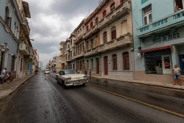 Habana Cuba Mayo 2019 Classic Old Car Las Calles Hermosa — Foto de Stock