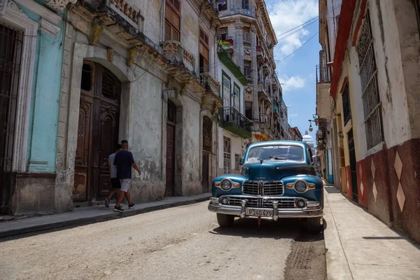 Havana Kuba Května 2019 Klasické Staré Americké Auto Ulicích Starého — Stock fotografie