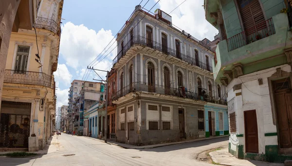 Havana Küba Mayıs 2019 Eski Havana Şehrinin Güzel Sokak Manzarası — Stok fotoğraf