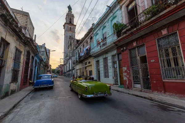 Havane Cuba Mai 2019 Vieille Voiture Américaine Classique Dans Les — Photo