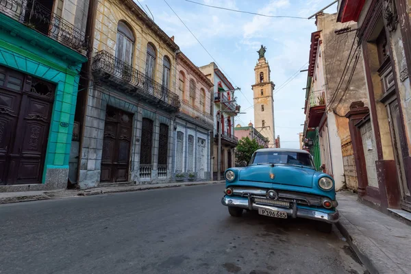 Αβάνα Κούβα Μαΐου 2019 Κλασικό Παλιό Αμερικάνικο Αυτοκίνητο Στους Δρόμους — Φωτογραφία Αρχείου