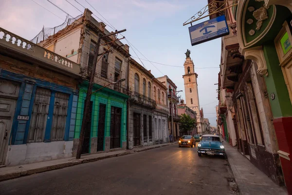 Havane Cuba Mai 2019 Vieille Voiture Américaine Classique Dans Les — Photo