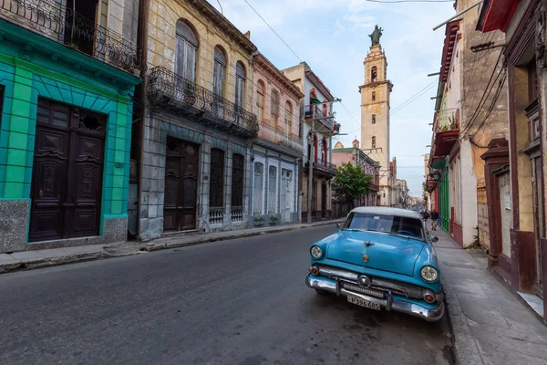 Havana Cuba May 2019 Classic Old American Car Streets Old — Stock Photo, Image