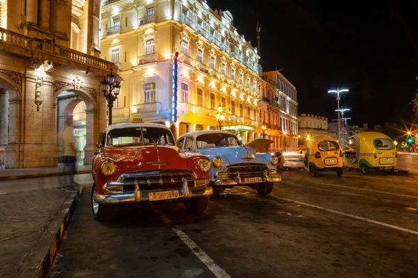 Гавана Куба Травня 2019 Класичний Старий Американський Автомобіль Вулицях Старого — стокове фото