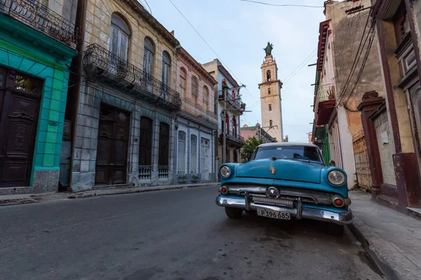 Havana Cuba May 2019 Classic Old American Car Streets Old — Stock Photo, Image