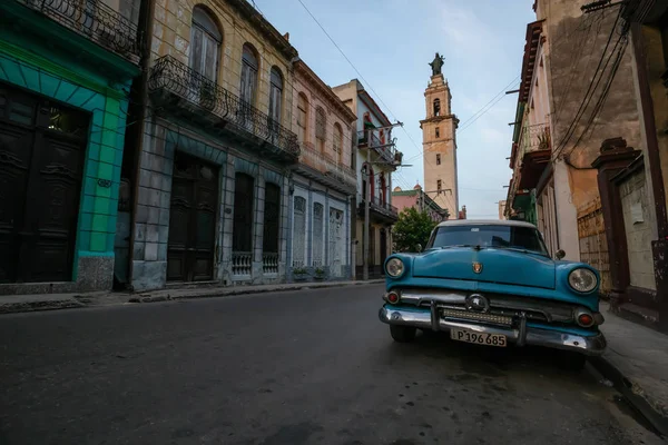 Havane Cuba Mai 2019 Vieille Voiture Américaine Classique Dans Les — Photo