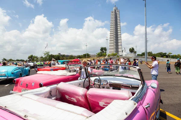 Havana Küba Mayıs 2019 Arka Planda Jos Mart Memorial Ile — Stok fotoğraf
