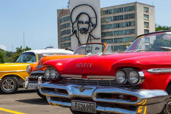 Гавана Куба Мая 2019 Года Старый Классический Американский Автомобиль Такси — стоковое фото