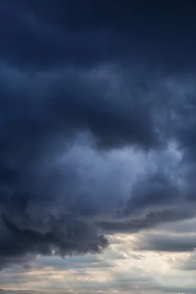 View of a Dramatic Cloudscape during stormy weather day. Taken over Havana, Cuba.