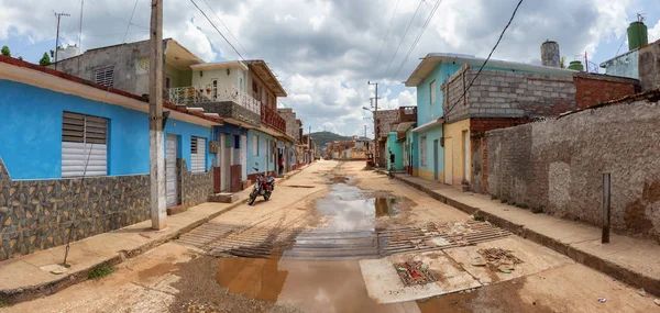 Trinidad Cuba June 2019 Panoramic Street View Small Cuban Town — Stock Photo, Image