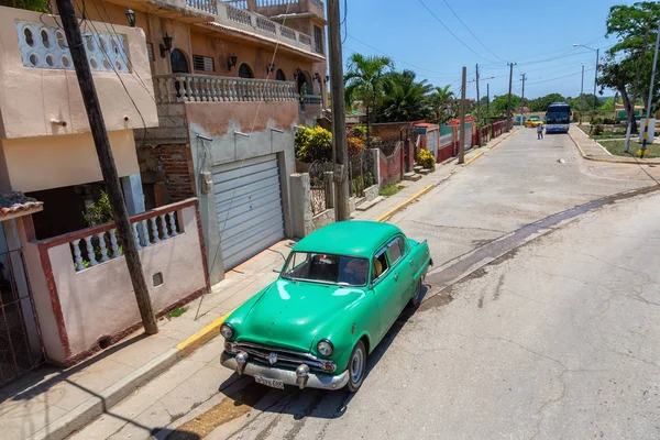 Trinidad Kuba Červen 2019 Letecký Pohled Silnici Malém Kubánském Městě — Stock fotografie