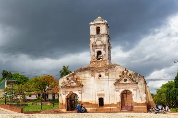 Trinidad Kuba Juni 2019 Kirche Einer Kleinen Touristischen Kubanischen Stadt — Stockfoto