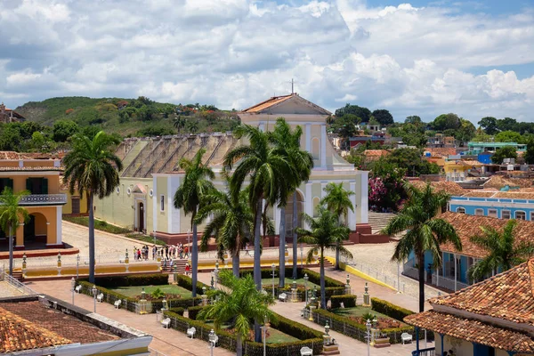 Trinidad Cuba Giugno 2019 Veduta Aerea Una Piccola Città Turistica — Foto Stock
