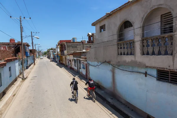 Trinidad Cuba Giugno 2019 Veduta Aerea Una Strada Una Piccola — Foto Stock