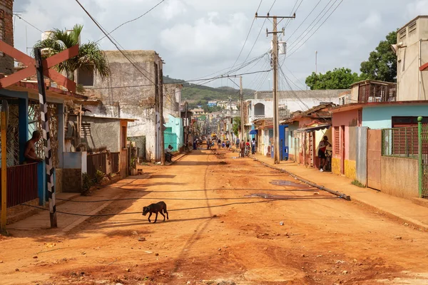 Trinidad Cuba Giugno 2019 Vista Stradale Una Piccola Città Cubana — Foto Stock