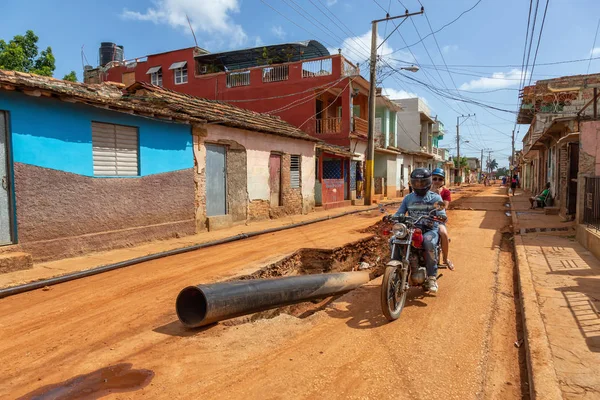 Trinidad Küba Haziran 2019 Hareketli Güneşli Bir Günde Küçük Bir — Stok fotoğraf