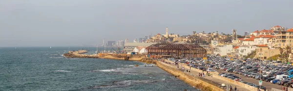Tel Aviv Israël April 2019 Prachtige Luchtfoto Van Een Haven — Stockfoto
