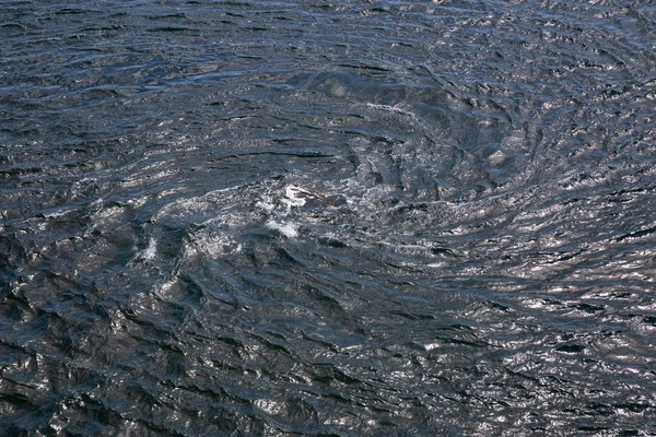Niebezpieczne Prądy Whirlpool Spowodowane Przez Pływy Wyspach Zatoki Perskiej Pobliżu — Zdjęcie stockowe