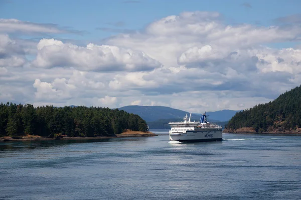 Vancouver Island Columbia Británica Canadá Julio 2019 Hermosa Vista Ferry — Foto de Stock