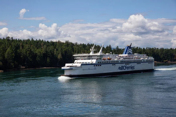 Vancouver Island British Columbia Canadá Julho 2019 Beautiful View Ferries — Fotografia de Stock