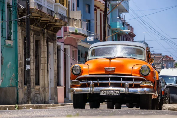 Havana Küba Mayıs 2019 Canlı Parlak Güneşli Bir Günde Eski — Stok fotoğraf