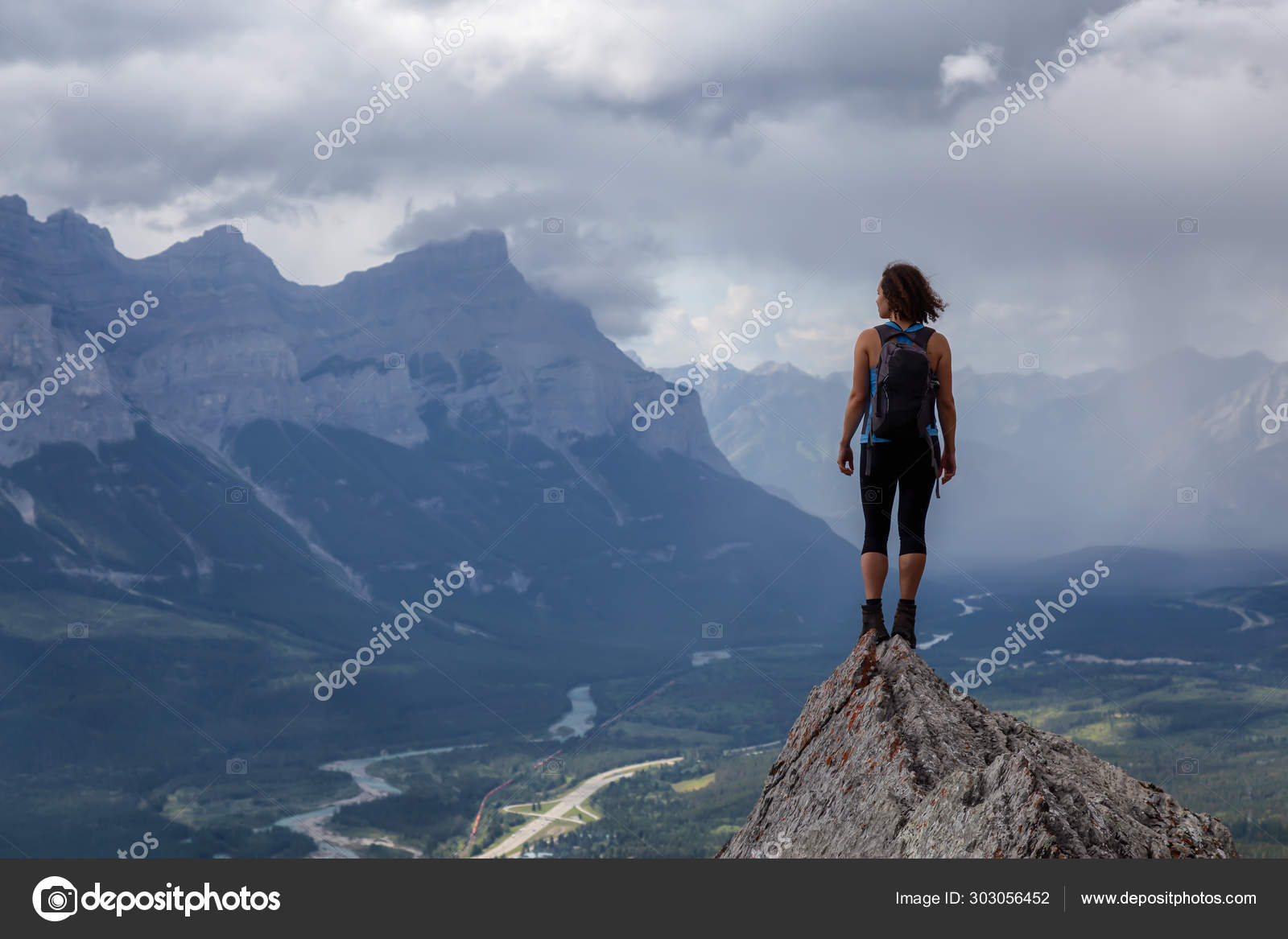 Up - Hiking Lady