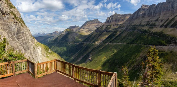 Wunderschöner Panoramablick Auf Die Amerikanischen Rockies Von Einem Aussichtspunkt Einem — Stockfoto