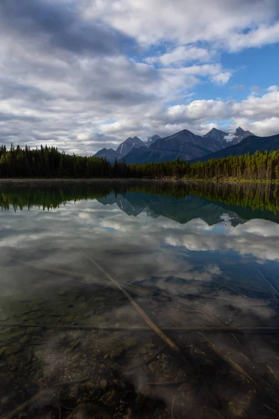 Bella Vista Sul Lago Herbert Durante Una Mattina Estate Soleggiata — Foto Stock