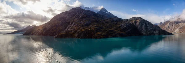 Hermosa Vista Panorámica Del Paisaje Montañoso Americano Costa Del Océano — Foto de Stock