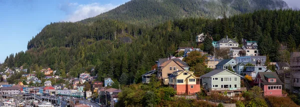 Ketchikan Alasca Estados Unidos Setembro 2019 Bela Vista Panorâmica Aérea — Fotografia de Stock