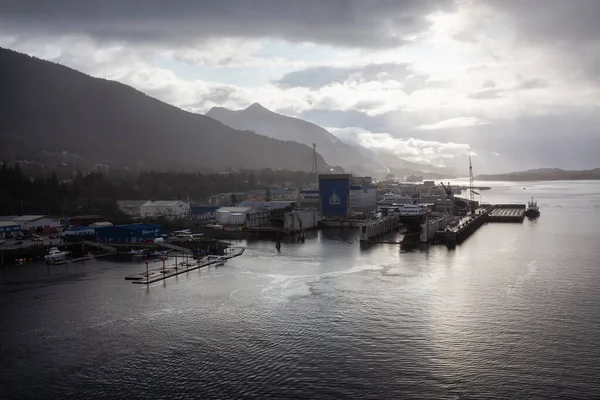 Ketchikan Alaska Estados Unidos Septiembre 2019 Hermosa Vista Aérea Una —  Fotos de Stock