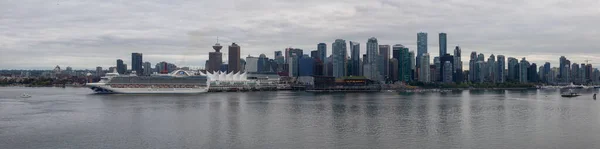 Vancouver Colúmbia Britânica Canadá Setembro 2019 Beautiful Panoramic View Downtown — Fotografia de Stock