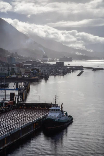 Ketchikan Alaska Stany Zjednoczone Września 2019 Piękny Widok Lotu Ptaka — Zdjęcie stockowe