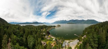 Bowen Adası 'nın Hava Panoramik Görünümü