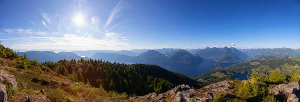 Beautiful Panoramic View of Canadian Nature Landscape