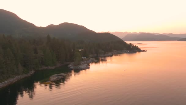 加拿大不列颠哥伦比亚省阳光海岸 — 图库视频影像