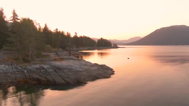 加拿大不列颠哥伦比亚省阳光海岸 — 图库视频影像