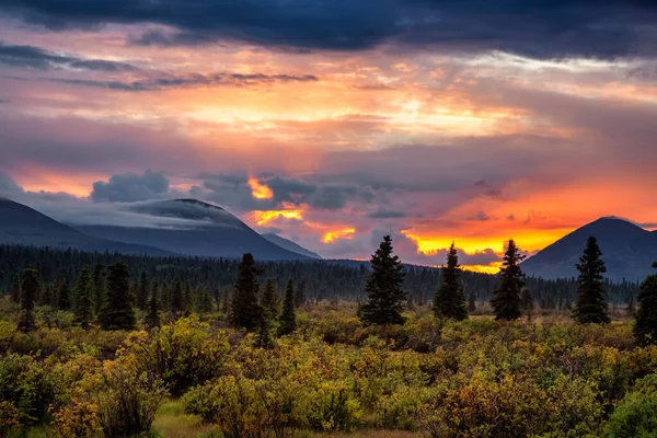 Krásný panoramatický výhled na kanadskou krajinu — Stock fotografie